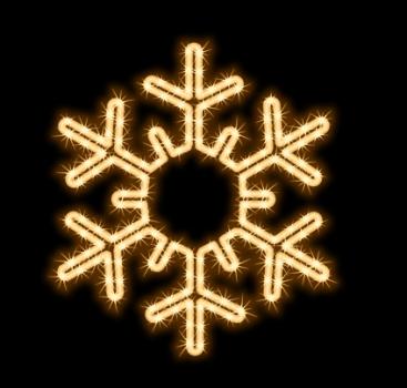 MK Illumination Quick Fix Snowflake LED  ~55x55cm, 220-240V