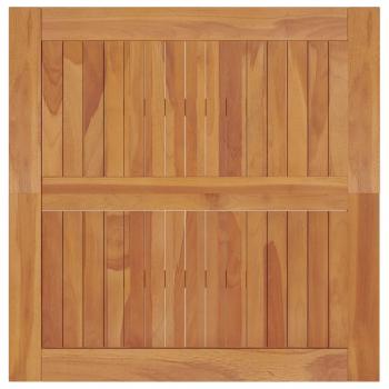 Garten-Esstisch 85x85x75 cm Massivholz Teak