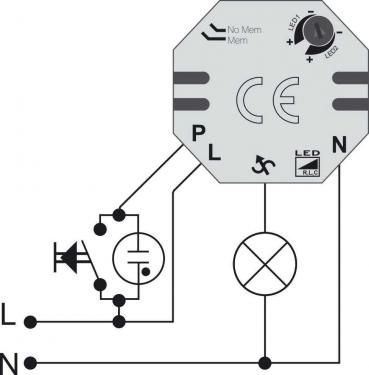 ARDEBO.de - UP-Dimmer für LED-Lasten 873030 led Paladin