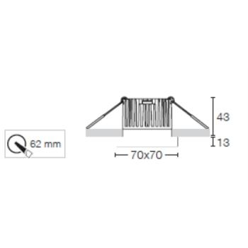 The Light Group GF Design Owi weiß 9W, 36°, 2700K, CRI>90