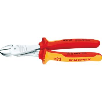 Knipex VDE-Kraftseitenschneider,250mm Schneidleistung: Ø4,6/3,5