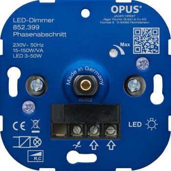 OPUS Dreh-ESL u. LED-Dimmer 110VA 