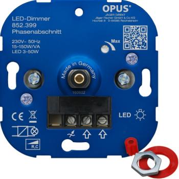 OPUS Dreh-ESL u. LED-Dimmer 110VA 