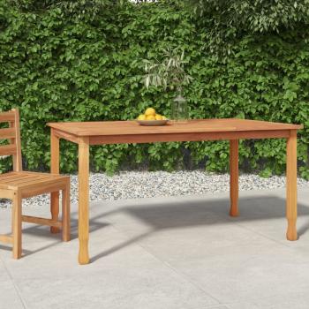 ARDEBO.de - Garten-Esstisch 150x90x75 cm Massivholz Teak