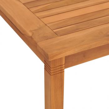 Garten-Esstisch 150x90x75 cm Massivholz Teak