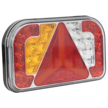 Anhängerleuchten 2 Stk. Rot 24x5x14,5 cm 12V LED-Leuchtmittel