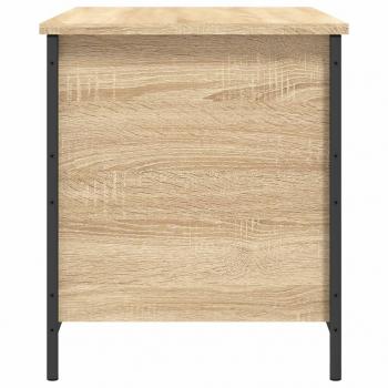 Sitzbank mit Stauraum Sonoma-Eiche 80x42,5x50 cm Holzwerkstoff