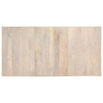 Esstisch 180 x 90 x 76 cm Massives Gebleichtes Mangoholz