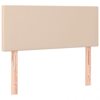 Boxspringbett Matratze Cappuccino-Braun 100x200cm Kunstleder