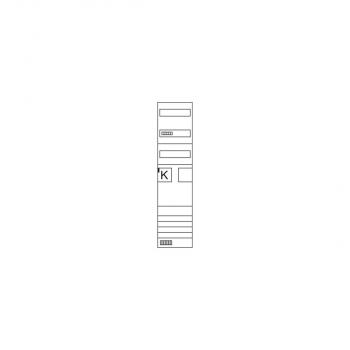 Hager ZH3ET27N Komplettfeld, univers Z, 1ZP, BKE-I, OKK, 1-feld, Steuerkl. 7-pol., HLAK 5-pol.