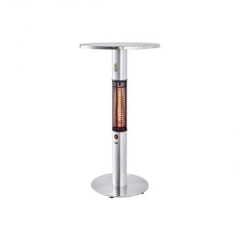 EWT Infrarotheizstahler Clima 800 S, 1500W, 360°. LED Beleuchtung, IP55, Silber (10800500)