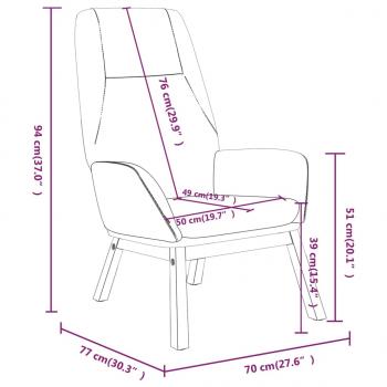 Relaxsessel Braun Stoff