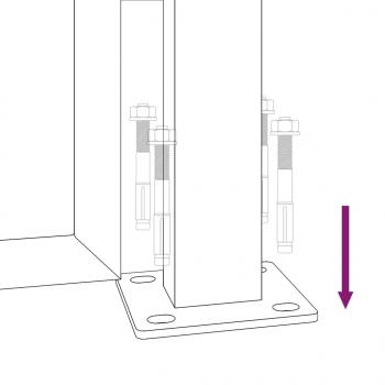 Gartentor 105x205 cm Cortenstahl Bambus-Design