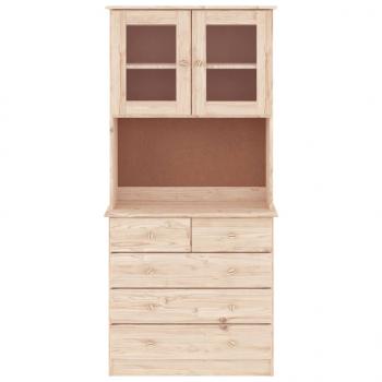 Highboard ALTA 77x35x165 cm Massivholz Kiefer