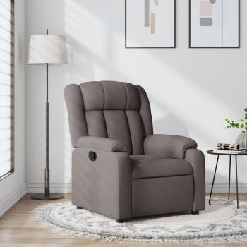 ARDEBO.de - Relaxsessel Taupe Stoff