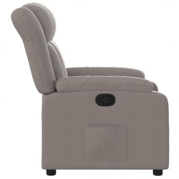 Relaxsessel Taupe Stoff