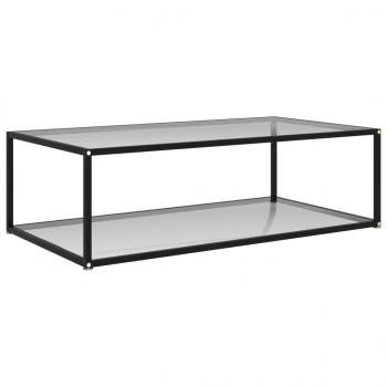 ARDEBO.de - Couchtisch Transparent 120x60x35 cm Hartglas