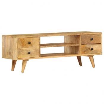 ARDEBO.de - TV-Schrank 110 x 35 x 40 cm Massivholz Mango