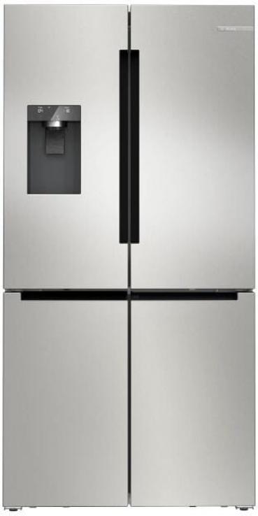 ARDEBO.de Bosch KFD96APEA Serie 6 Stand Kühl-Gefrierkombination, 90,5 cm breit, 574 L, Full No Frost, Eis-/Wasserspender, Wassertank, EcoMode, Home Connect, Gebürsteter Stahl AntiFingerprint