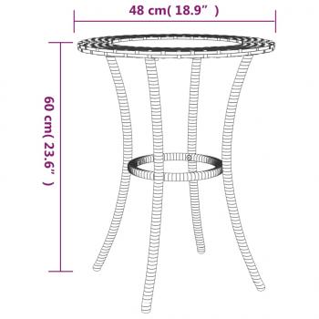 2-tlg. Sofagarnitur in L-Form mit Kissen Grau Poly Rattan 