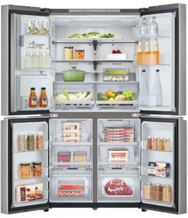 LG GML960PYFE Side-by-Side Kombionation Multi-Door, 637 L, 179,2 cm hoch, Eis-, Crushed Ice- und Wasserspender, Prime Silver