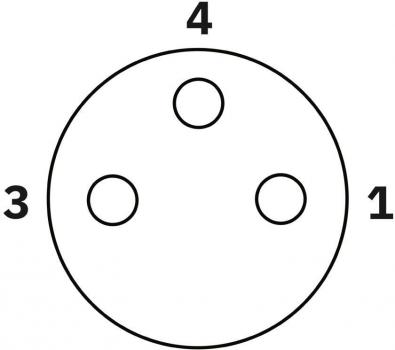 Phoenix Contact SAC-3P-M 8MS/ 3,0-PUR/M 8FS - Sensor-/Aktor-Kabel (1681936)