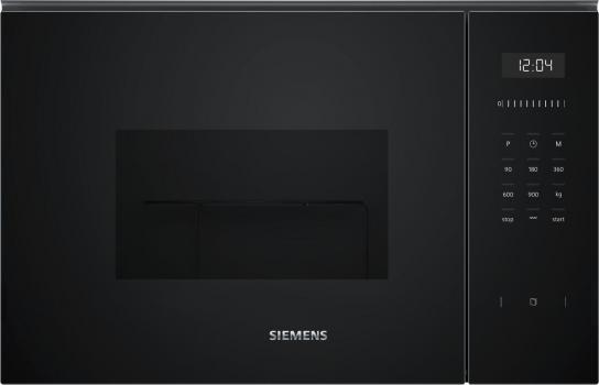 ARDEBO.de Siemens BE555LMB1 iQ500 Einbau-Mikrowelle, 900 W, 25 L, cookControl8, Grillfunktion, schwarz/Edelstahl