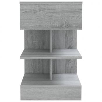 Nachttisch Grau Sonoma 40x35x65 cm Holzwerkstoff