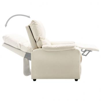 Relaxsessel Elektrisch Creme Stoff