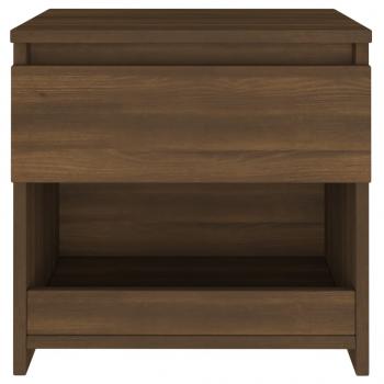 Nachttische 2 Stk. Braun Eichen-Optik 40x30x39cm Holzwerkstoff