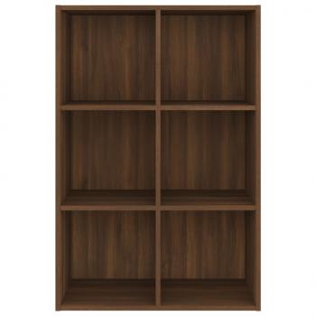 Bücherregal/Sideboard Braun Eichen-Optik 66x30x98 cm