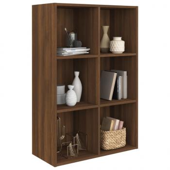 Bücherregal/Sideboard Braun Eichen-Optik 66x30x98 cm