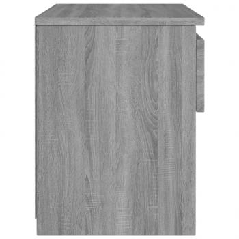 Nachttisch Grau Sonoma 40x30x39 cm Holzwerkstoff