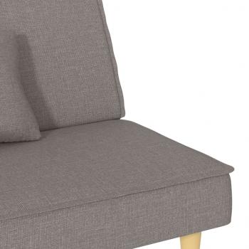 Schlafsofa Taupe Stoff