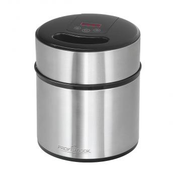 ARDEBO.de Proficook PC-ICM 1140 Eiscreme-Maker, 1800 ml, Timer, Touch-Bedienung, inox (501140)