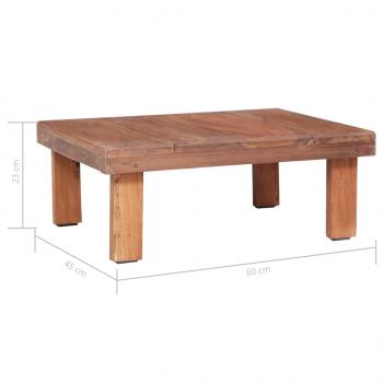 Couchtisch 60x45x23 cm Altholz Massiv