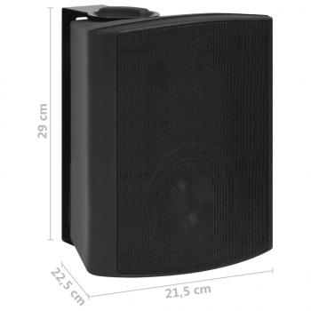 Wandlautsprecher Stereo 2 Stk. Schwarz Indoor Outdoor 120 W