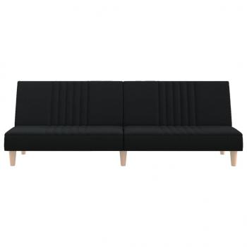 Schlafsofa Schwarz Stoff