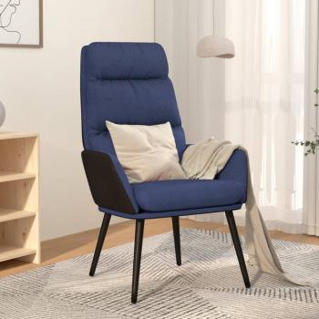 ARDEBO.de - Relaxsessel Blau Stoff