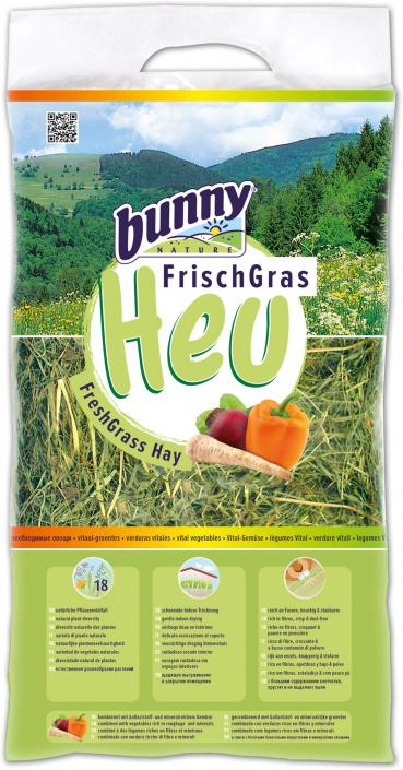 ARDEBO.de Bunny FrischGras Heu Vital-Gemüse 500 g