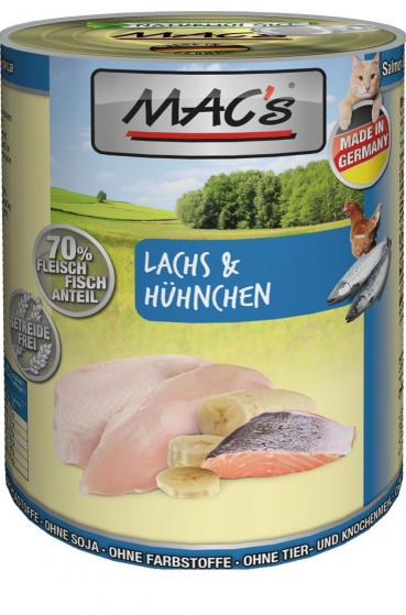 ARDEBO.de MACs Cat Lachs & Hühnchen 400g