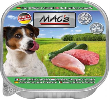 ARDEBO.de MACs Dog Kaninchen, Rind & Gemüse 200g