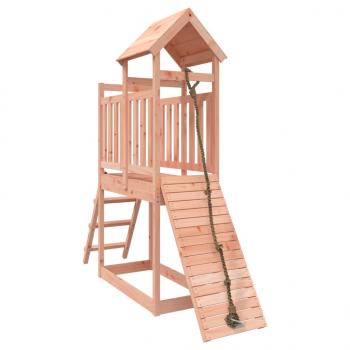 Spielturm mit Kletterwand Massivholz Douglasie