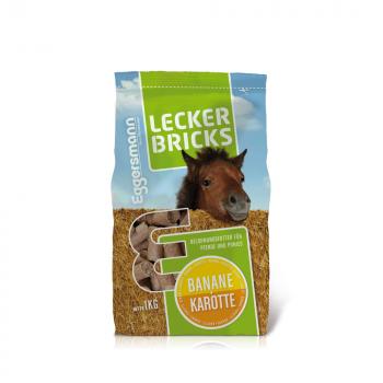 ARDEBO.de Eggersmann Lecker Bricks Banane & Karotte 1kg