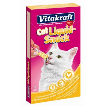 ARDEBO.de Vitakraft Cat Liquid Huhn & Taurin 6  x 15 g