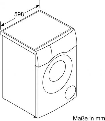 Bosch WNC254AS0 Serie 8 10,5/6 kg Waschtrockner, 1400 U/Min, 60 cm breit, Fleckenautomatik, AquaStop, Dosierautomatik i-DOS, Nachlegefunktion, Home Connect, silber-schwarzgrau