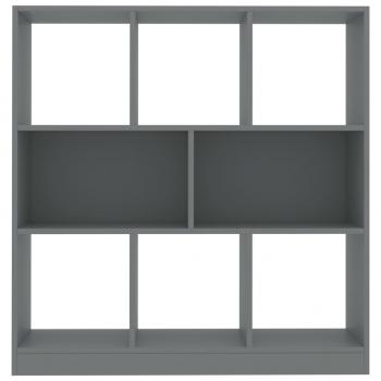 Bücherregal Grau 97,5x29,5x100 cm Holzwerkstoff