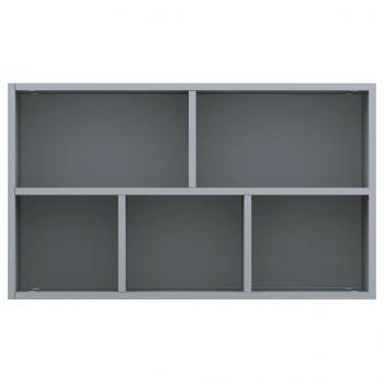 Bücherregal/Sideboard Grau 50x25x80 cm Holzwerkstoff