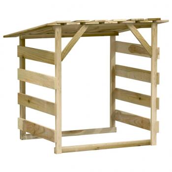 Pergola mit Dach 100x90x100 cm Imprägniertes Kiefernholz