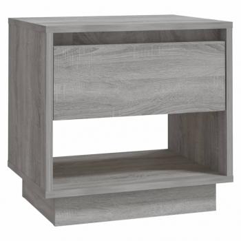 Nachttisch Grau Sonoma 45x34x44 cm Holzwerkstoff